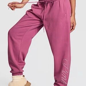 PINK Victoria's Secret Campus Fleece Sweatpants NWT